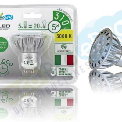 LÁMPARA DE LED, 6W - 5 FOCOS - ECOBIOEBRO