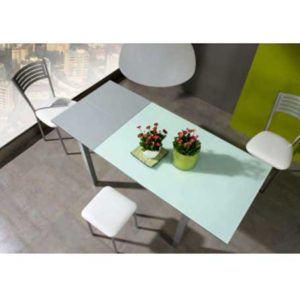 Promoción <span style='color:red;'>MESAS DE COCINA</span> MESA LEKA CRISTAL
