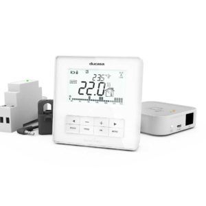 CRONOTERMOSTATO WIFI CONTROL CALDERAS + MEDIDOR CONSUMO ELECTRICO HOGAR (Pack Boiler+Energy)
