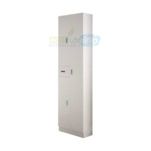 COLUMNA ROMANTIC 3 PUERTAS BLANCO / GRIS MATE / WENGE