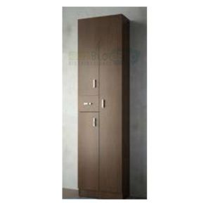 COLUMNA ROMANTIC 3 PUERTAS BLANCO / GRIS MATE / WENGE
