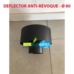 DEFLECTOR ANTI-REVOQUE - Ø 80 ecobioebro