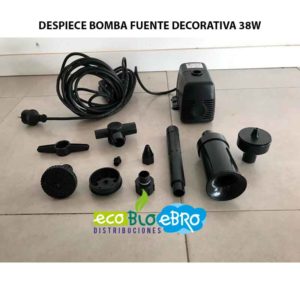DESPIECE BOMBA FUENTE DECORATIVA 38W ECOBIOEBRO