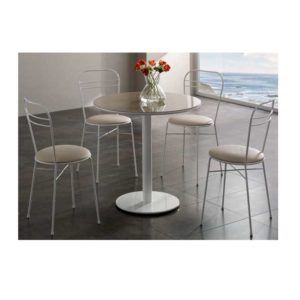 Promoción <span style='color:red;'>MESAS DE COCINA</span> MESA CIRCULO FIJA