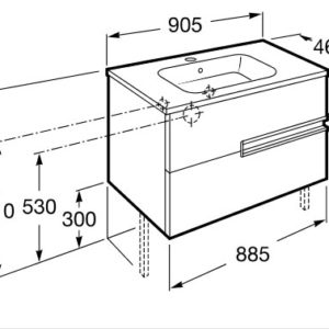 UNIK DEBBA ESTANDAR 3 CAJONES mueble
