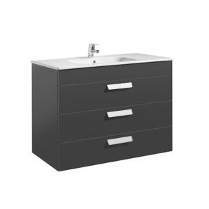 unik debba estandar 3 cajones 1000 gris antracita brillo