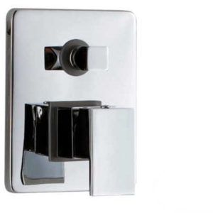 Monomando baño ducha empotrado Cromo serie Tizzian