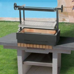 BARBACOA EN ACERO MOD. JARDÍN - Ecobioebro 2
