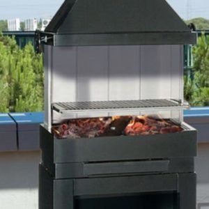 BARBACOA MODULAR EN ACERO - Ecobioebro 2