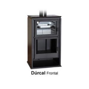 ESTUFA EN ACERO AL CARBONO, MOD. DÚRCAL Frontal