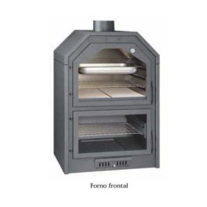 HORNO EN ACERO AL CARBONO MOD. FORNO FRONTAL O ENCASTRABLE