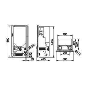 ESTUFA DE AIRE CANALIZABLE KIEV INSERT (16 Kw)