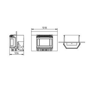 ESTUFA DE AIRE ECO I INSERT (13,5 Kw)