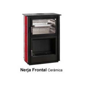 ESTUFA CON HORNO EN ACERO NERJA CERÁMICA 2