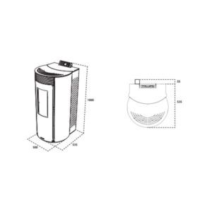 ESTUFA PELLET RIVA