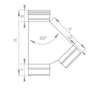 Plano-te-45º-simple-inox-ecobioebro