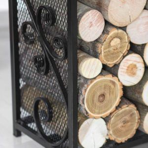 ACCESORIO DE CHIMENEA CUADRADO DECORADO 1111