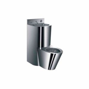 Conjunto de lavabo e inodoro
