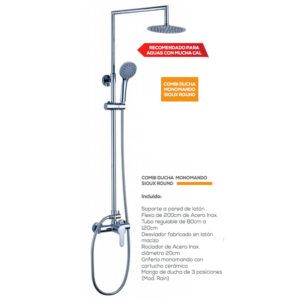 COLUMNA DE DUCHA SERIE SIOUX ROUND (antical)