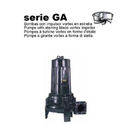 BOMBA SUMERGIBLE PARA AGUAS RESIDUALES I-TECH (SERIE GA)