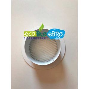 REJILLA BLANCA PARA ESTUFA CANALIZABLE 80 mm