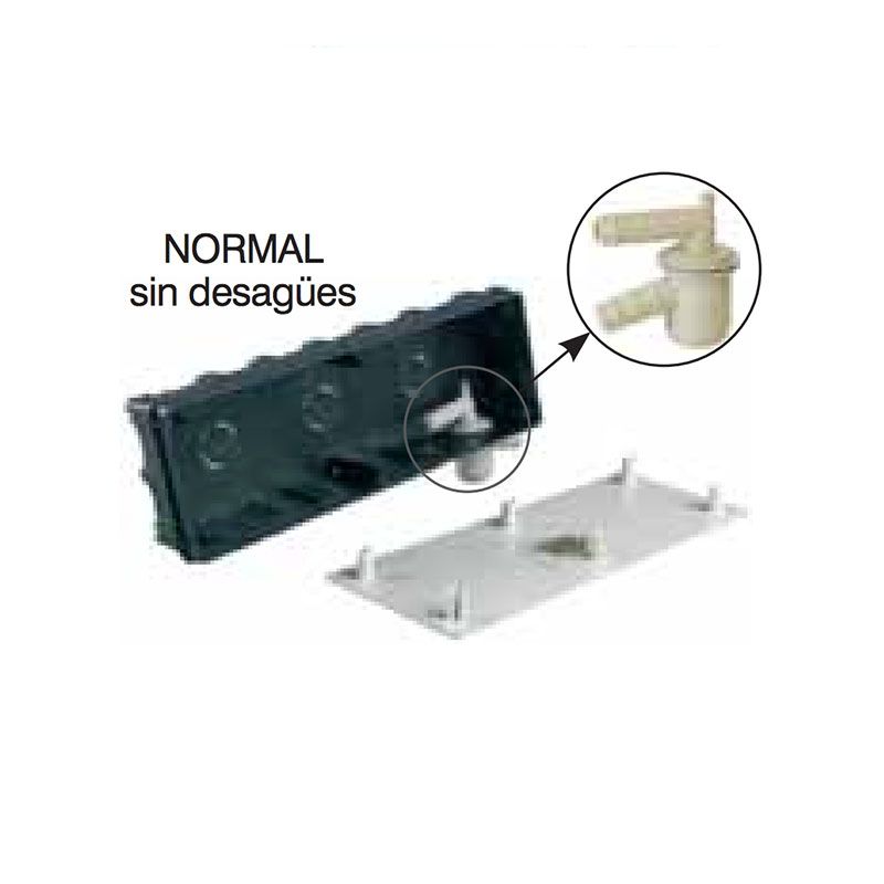 Caja de preinstalaci/ón sin desag/üe tabique 50 mm