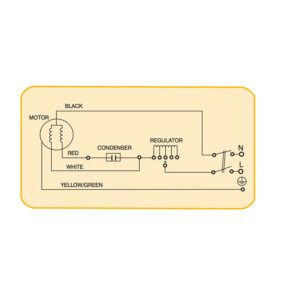 VENTILADOR TECHO CON LUZ Y CON MANDO PARED (120 cm)