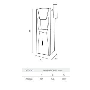FUENTE REFRIGERADORA DE AGUA CP2200