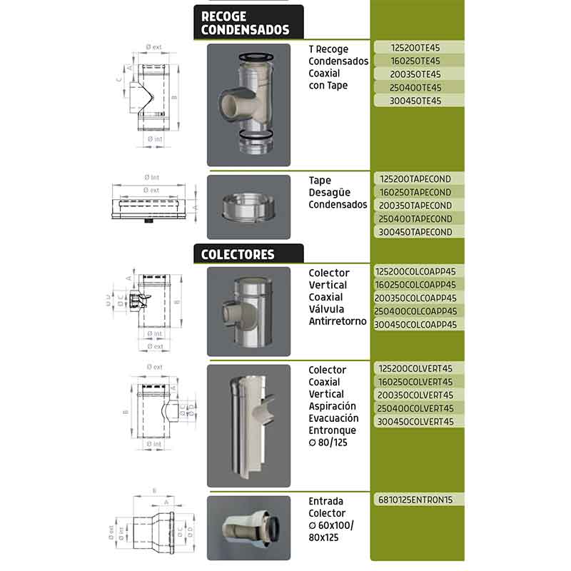 Recoge-condensados,-colectores,-coaxial-grandes-potencias-ecobioebro