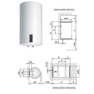 TERMO ELÉCTRICO ACTIVE MULTIFIX (multiposición)