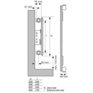 PANEL DE ACERO SIMPLE MITHOS (SERIE A-ZERO P)