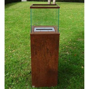 ESTUFA DE BIOETANOL COLUMNA EXTERIOR (CORTEN)