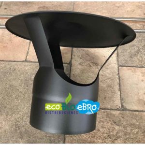 TERMINAL SOMBRERO ANTILLUVIA MATE ACERO VITRIFICADO DIAMETRO 150 MM ECOBIOEBRO