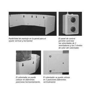 Aerotermos murales TECNATHERM serie SH