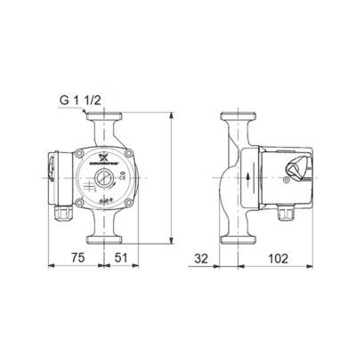 esquema-bomba-UPS-2550-130-grundfos-ecobioebro