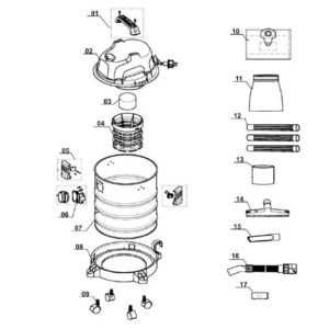 despiece-aspirador-con-motor-ecobioebro