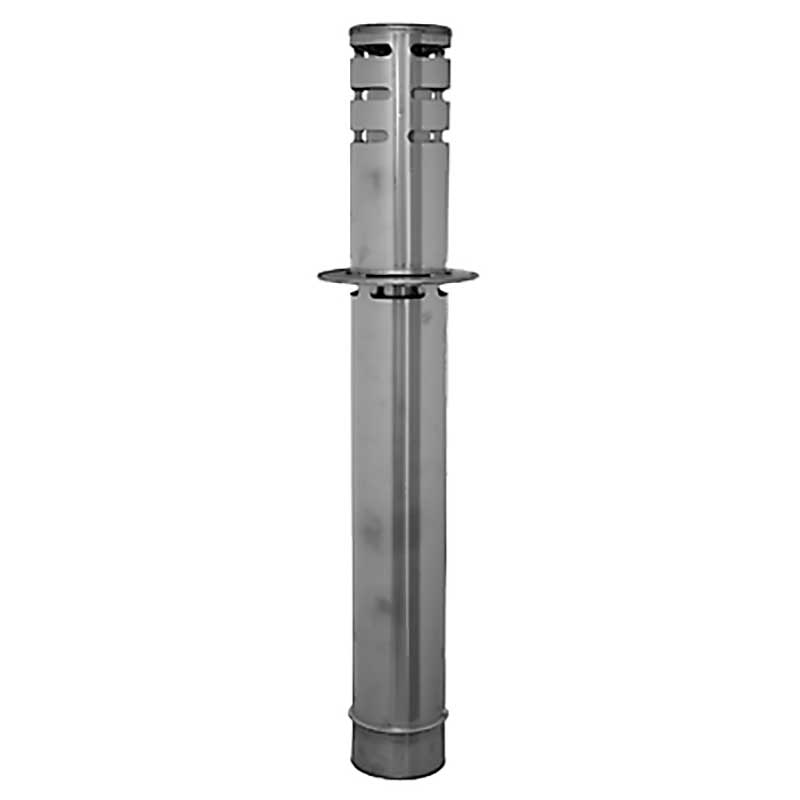 SOMBRERETE VERTICAL Ø80 x 890 mm DIFLUX INOX SOMBRERETE VERTICAL Ø80 x 890 mm DIFLUX INOX