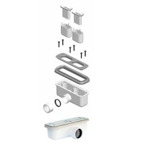 VÁLVULA DE DUCHA RECTANGULAR (MODELO HAITI)