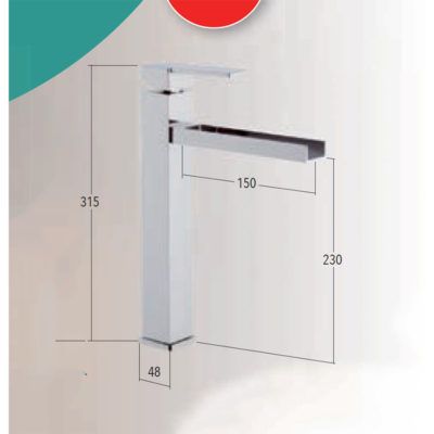 dimensiones-MONOMANDO-LAVABO-ALTO-CASCADA-CROMO-SERIE-TIZZIANO-ecobioebro