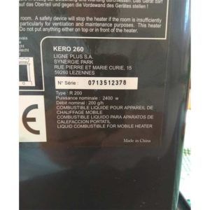 REPUESTO CRISTAL ESTUFA KERO 260 CE