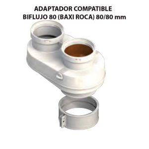 ADAPTADOR-COMPATIBLE--BIFLUJO-80-(BAXI-ROCA)-ecobioebro