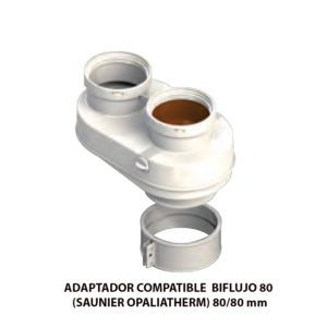 ADAPTADOR-COMPATIBLE--BIFLUJO-80-(SAUNIER-OPALIATHERM)-ecobioebro
