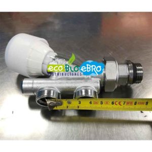 DISTANCIA-ENTRE-CENTROS LLAVE MONOTUBO REVERSIBLE TERMOSTATIZABLE CON SONDA 1:2 x 16 ECOBIOEBRO