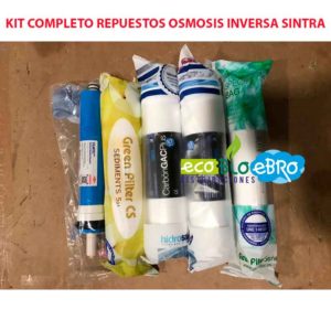 AMBIENTE KIT COMPLETO REPUESTOS OSMOSIS INVERSA SINTRA ECOBIOEBRO