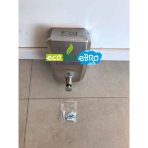 AMBIENTE DISPENSADOR DE GEL ACERO INOX VERTICAL CR-1.0 litros
