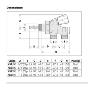 DIMENSIONES-LLAVE-MONOTUBO-CALEFFI-ECOBIOEBRO