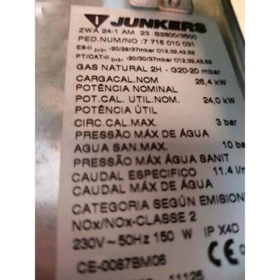 REPUESTO CIRCUITO IMPRESO CALDERA JUNKERS EUROSMART