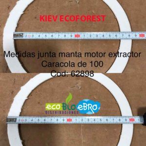 JUNTA CARCASA MOTOR EXTRACTOR ESTUFA KIEV (ECOFOREST) ECOBIOEBRO