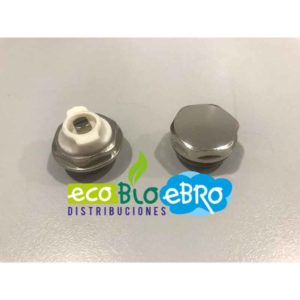 JUEGO TAPON CIEGO 1:2 + PURGADOR 1:2 (RADIADORES DE PANEL ACERO) ecobioebro